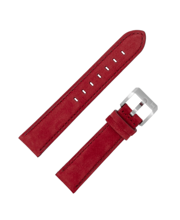Cinturino Pelle Loden rosso_Fathers Watches