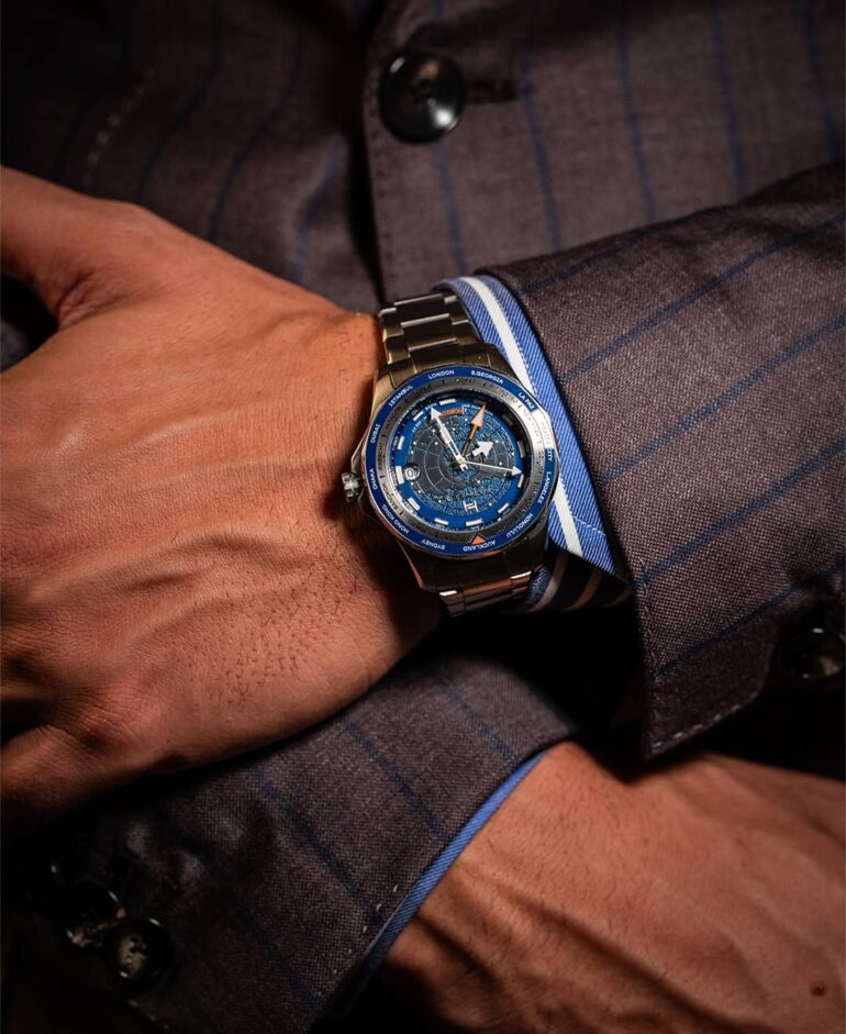 Globetrotter Blue_Fathers Watches