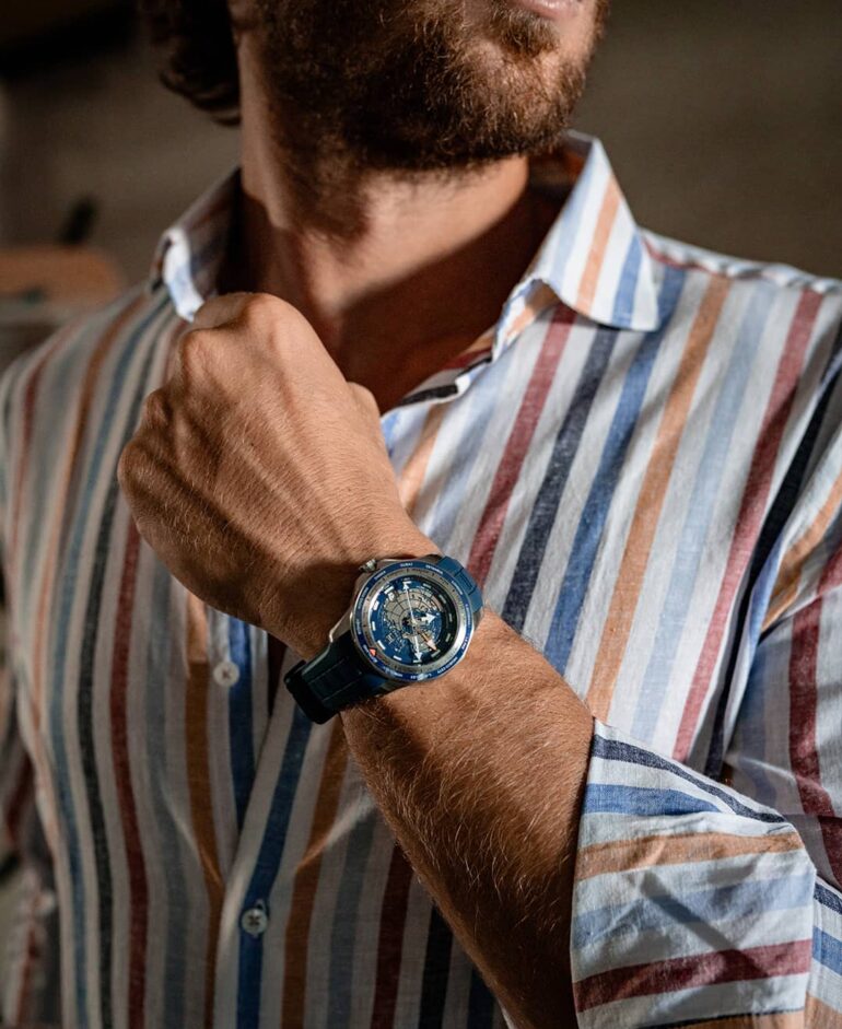 Globetrotter Blue_Fathers Watches